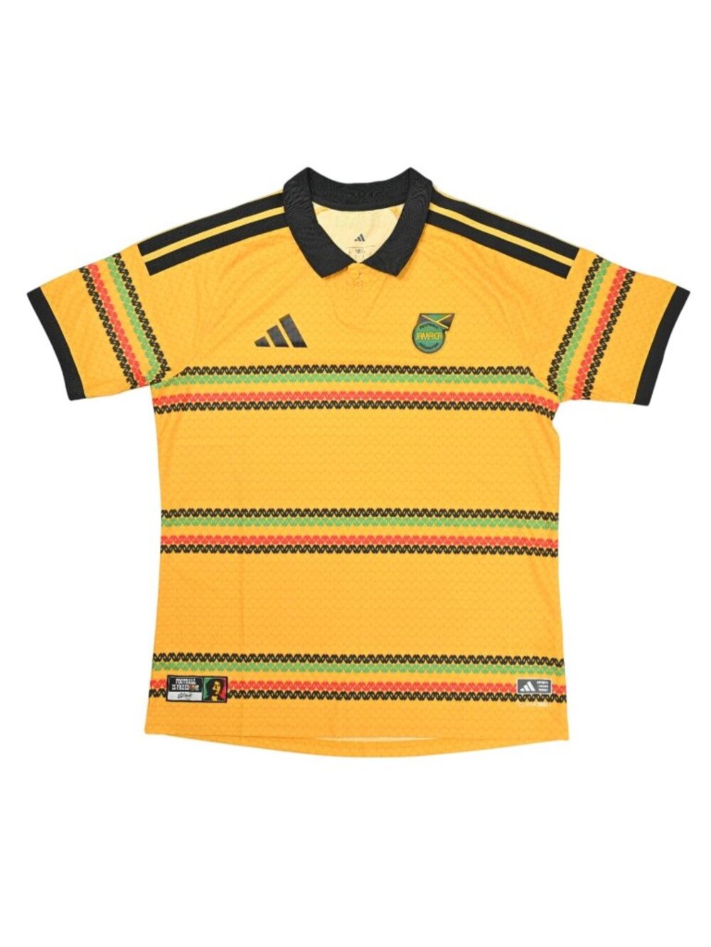 Adidas Jamaica 26 x Bob Marley Home Jersey in Yellow